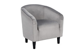yaheetech velvet accent chair