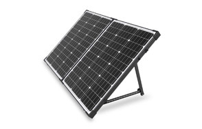 hqst 100 watt 12 volt portable solar panel suitcase