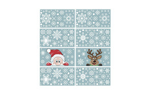 ccinee christmas snowflake window stickers