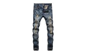 zlz skinny distressed jeans for men