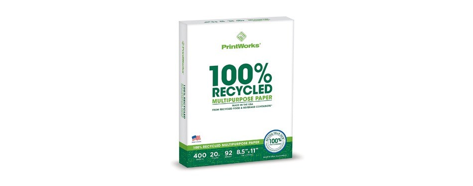 printworks 100 percent recycled multipurpose paper