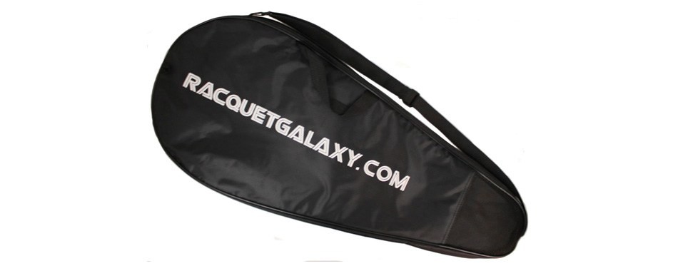 python racquetball deluxe full-size tennis racquet cover