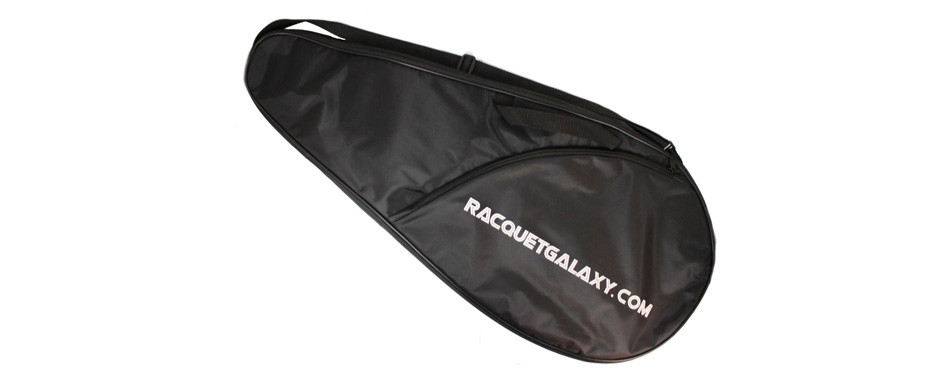 python racquetball deluxe full-size tennis racquet cover