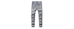 qimyum men's distressed slim fit denim jeans