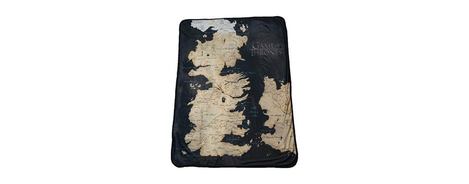rabbit tanaka game of thrones map of westeros fleece throw blanket