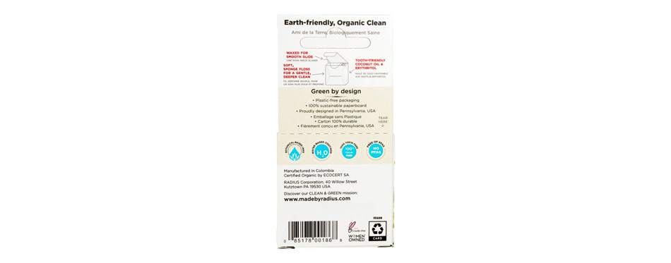 radius vegan xylitol soft floss