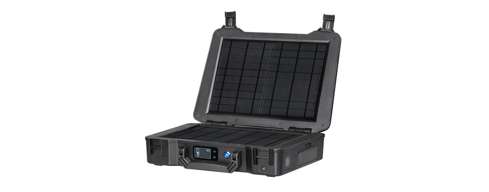 renogy phoenix portable generator with 20w solar panel