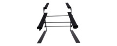 rockville adjustable dual shelf dj laptop stand