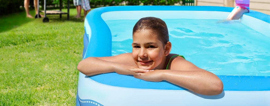 sable inflatable pool with wave design