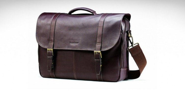 Samsonite Colombian Leather Flap Over