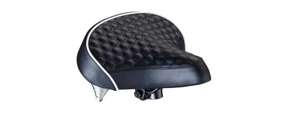 schwinn quilted wide cruiser saddle