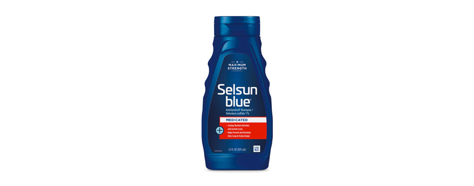 selsun blue medicated maximum strength dandruff shampoo
