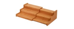 seville classics 3-tier expandable bamboo spice rack