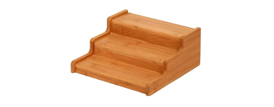 seville classics 3-tier expandable bamboo spice rack