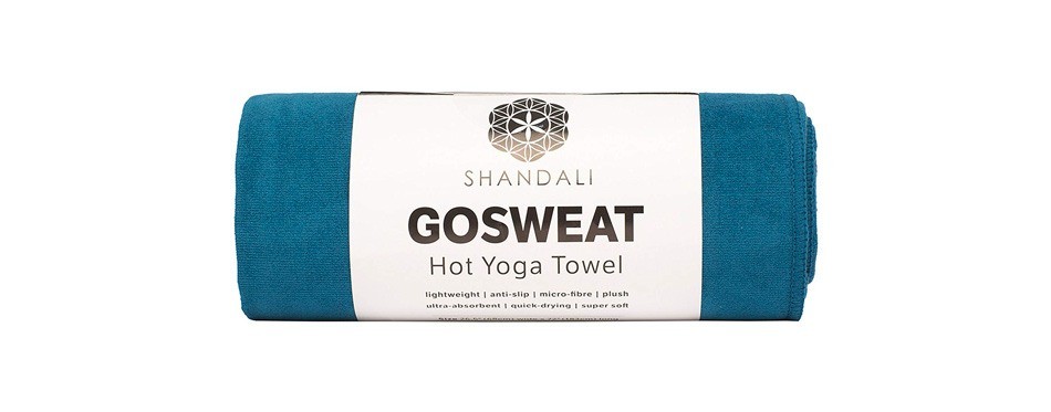 shadal gosweat non-slip hot yoga towel
