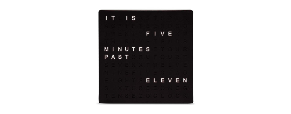 sharper image light up electronic word clock