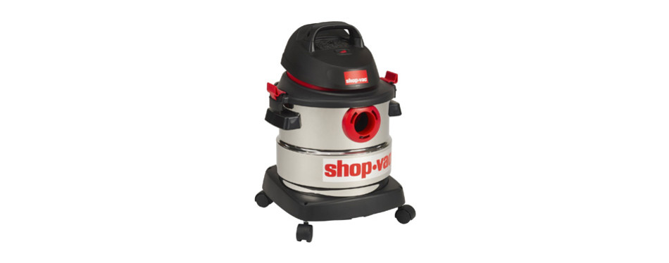 shop-vac 5989300 5-gallon 4.5 peak hp stainless steel wet dry vacuum