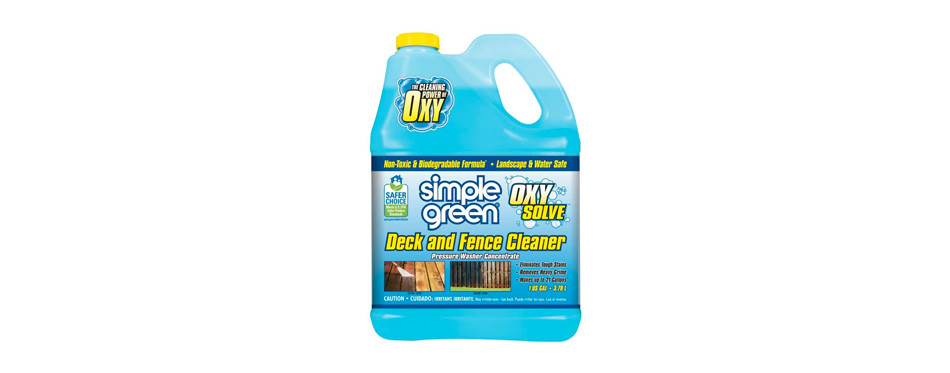 simple green oxy solve deck and fence pressure washer cleaner