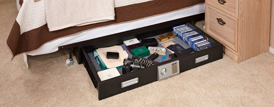 snapsafe under bed safe 75400