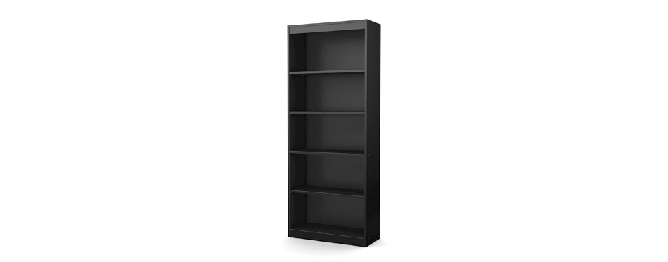 south shore 5-shelf storage bookcase