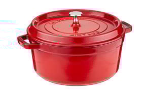 staub cast iron round cocotte