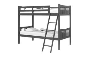 stork craft caribou solid hardwood twin bunk bed