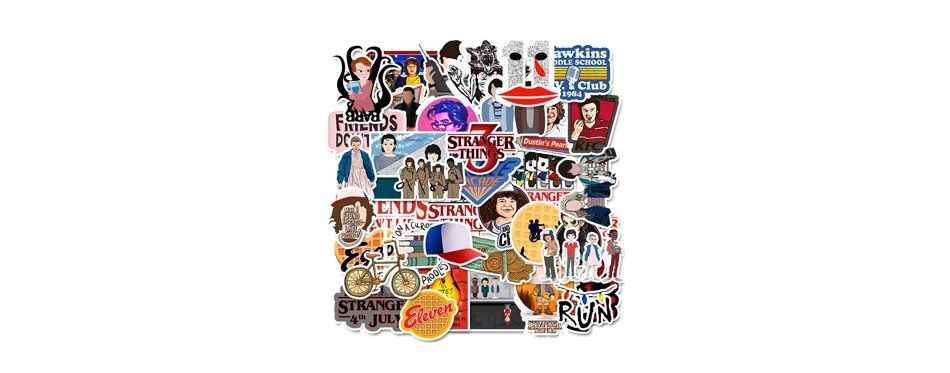 stranger things stickers pack