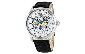 stuhrling original mens executive automatic skeleton watch