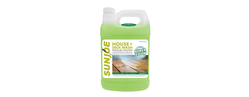 sun joe house and deck all-purpose pressure washer rated concentrated cleaner