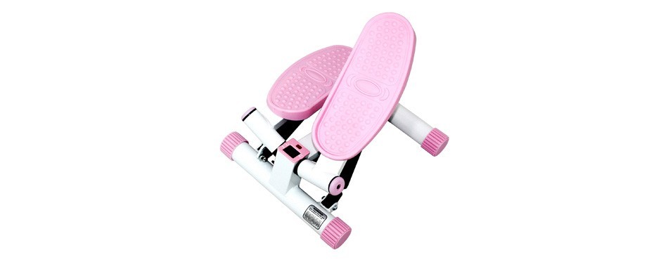 sunny health & fitness adjustable mini stair stepper