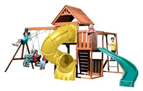 swing-n-slide grandview twist deluxe play set