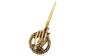 tagoo men's got hand of the king brooch pin