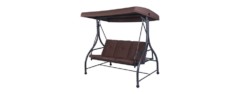 tangkula converting outdoor patio swing with canopy