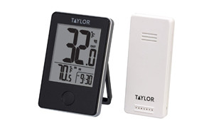 taylor precision products wireless digital indoor/outdoor thermometer