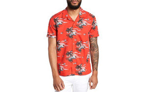 Ted Baker Slim Fit Tropical Hawaiian Shirt