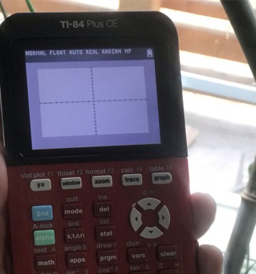 Test de la calculatrice graphique Texas Instruments TI-84 Plus CE Denim