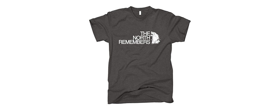 the north remembers game of thrones men’s shirt