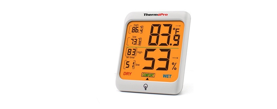 thermopro tp53 hygrometer indoor thermometer