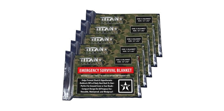 TITAN Two-Sided Survival Blankets