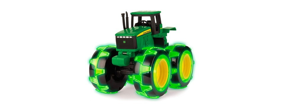 tomy john deere monster treads lightning wheels tractor