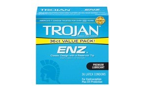 trojan enz lubricated condoms