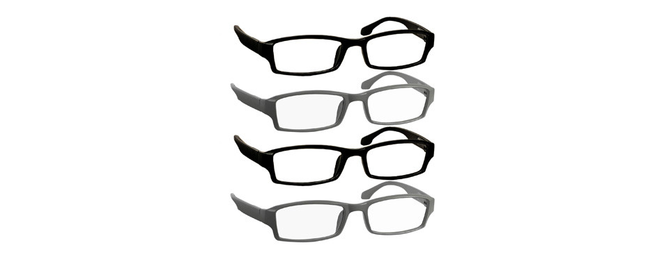 truvision readers value pack with four pairs of reading glasses