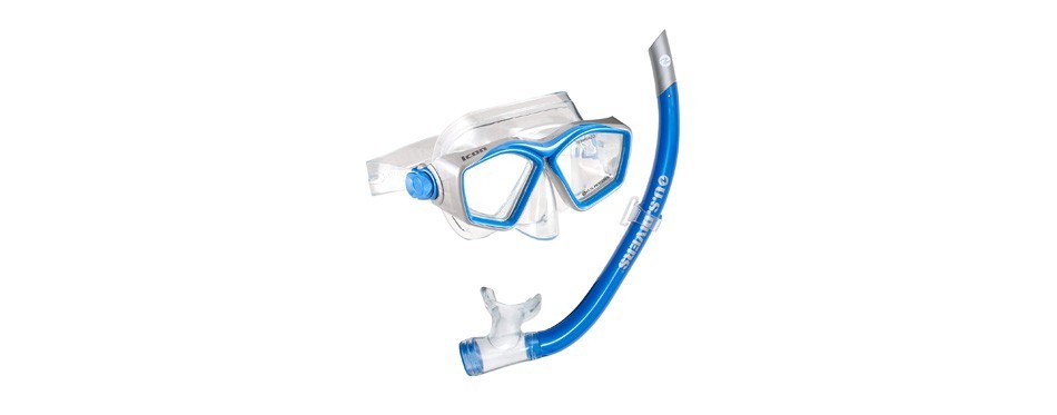 u.s. divers icon mask + airent snorkel set