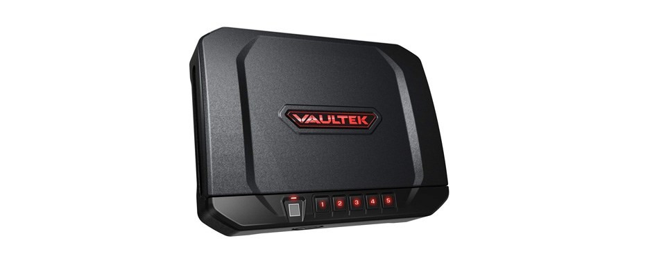 vaultek vt20i biometric handgun bluetooth smart safe