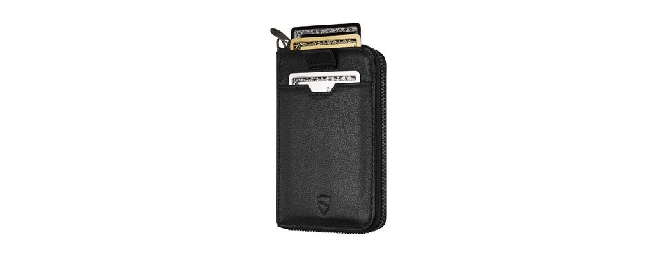 vaultskin notting hill slim zipper wallet for men