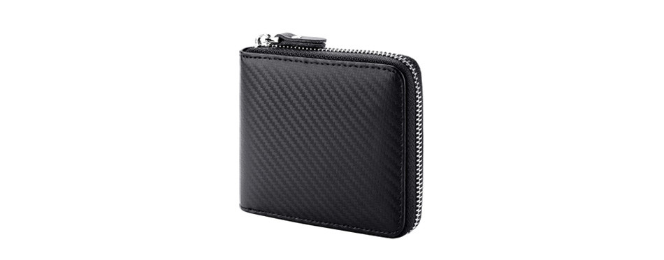 veeskyee zipper wallet for men