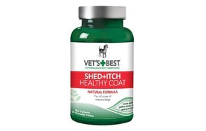 vet’s best healthy coat shed & itch relief dog supplements