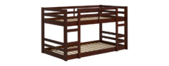 walker edison furniture company wood twin bunk bed