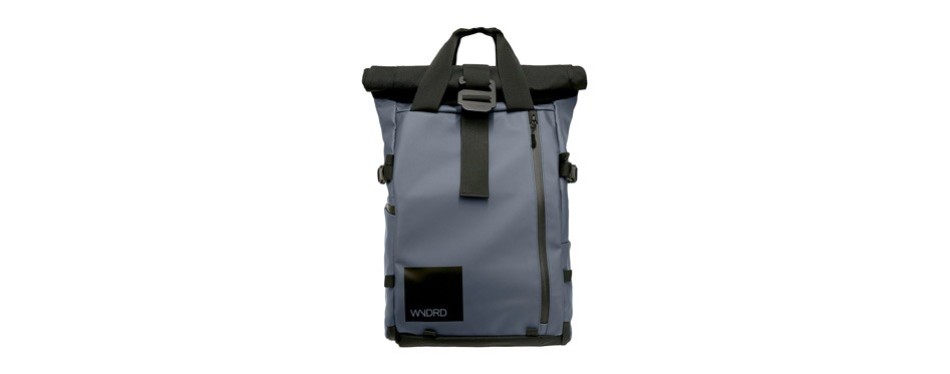 roll top backpack cycling