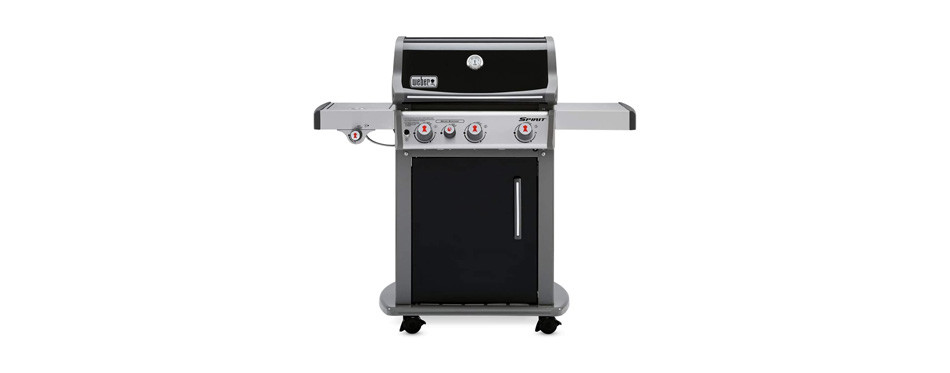 weber spirit e330 lp black grill